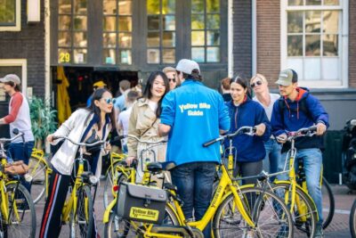 Amsterdam: 3h E-Bike Tour with break - Getting started at Yellow Bike Tours & Rental near Amsterdam Central