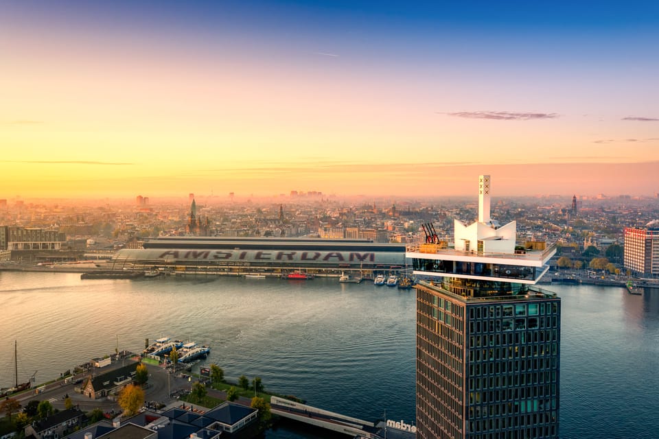 Amsterdam: A'DAM Lookout Entry Ticket with 2 Drinks - The Big Practical Questions Before You Go