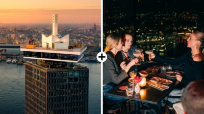 Amsterdam: A'DAM Lookout Ticket and Lunch or Dinner Voucher - Audio tour and interactive screens: how to use them without slowing down