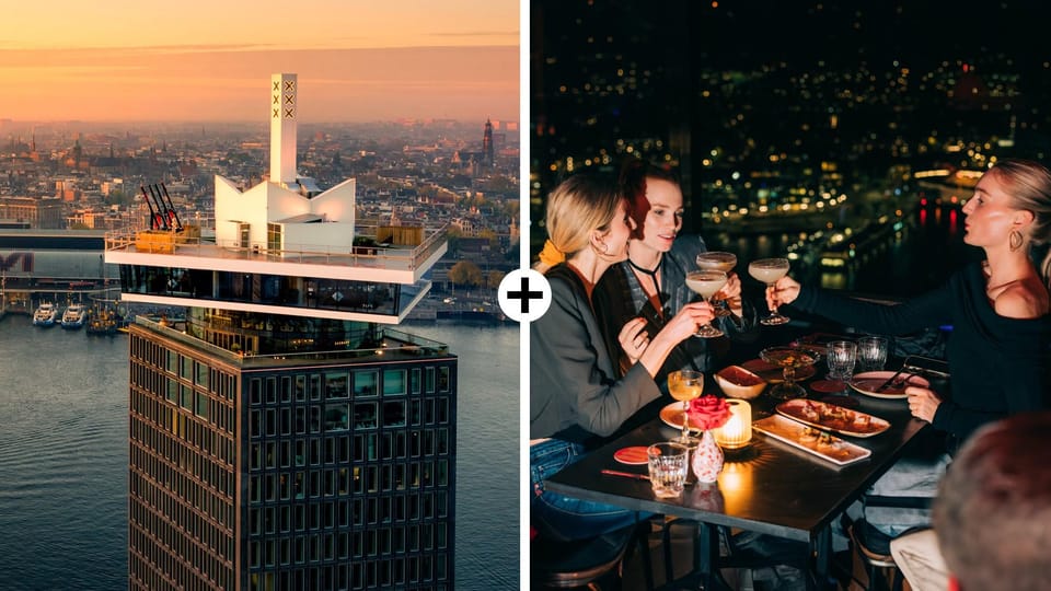 Amsterdam: A'DAM Lookout Ticket and Lunch or Dinner Voucher - Audio tour and interactive screens: how to use them without slowing down