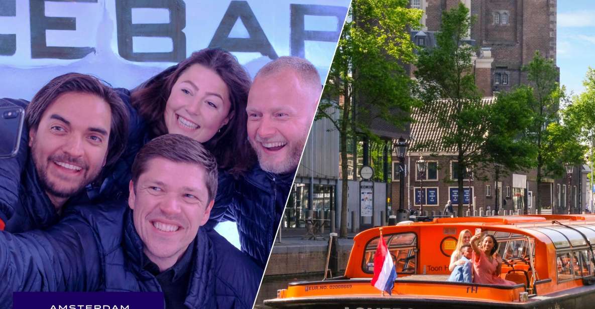 Amsterdam: Canal Cruise and Entrance to Xtracold Icebar - Choosing your departure point: Central Station, Anne Frank area, Leidseplein, or Rijksmuseum