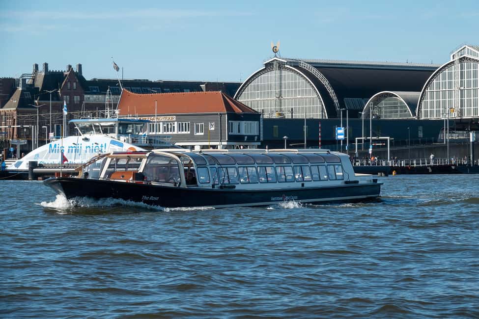 Amsterdam: Canal Cruise with Live Commentary & Audio Guide - Live captain narration plus the app audio: how to use both