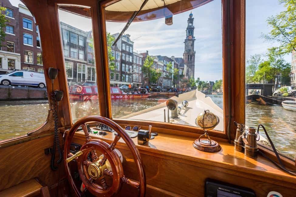 Amsterdam: Classic Boat Cruise with Optional Cheese & Wine - Your Route on the Water: From Anne Frank House to Canal Highlights