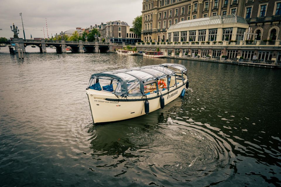 Amsterdam: Covered Canal Booze Cruise with Unlimited Drinks - The 1-hour route: what you’ll see and how it flows