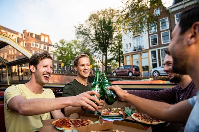 Amsterdam: Evening Pizza Cruise Along the Canals - Meeting at Stromma Damrak Pier 5: the easiest “start line” in town