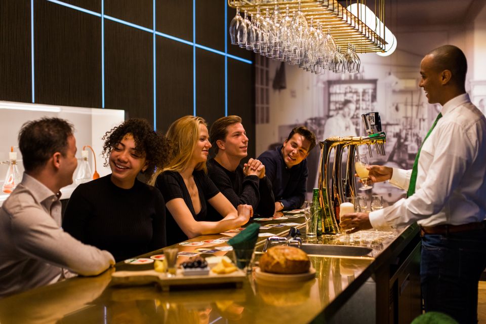 Amsterdam: Exclusive Heineken Experience VIP Tour Ticket - Hidden bar tasting: 5 premium beers plus matching bites