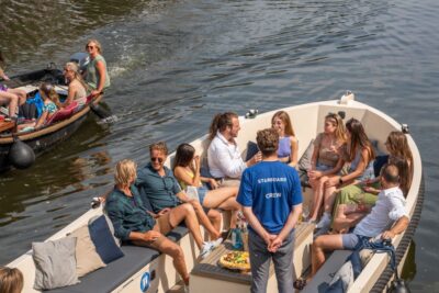Amsterdam: German Guided Canal Cruise with on Board Bar - Getting There: Starboard Dock Near Rembrandtplein