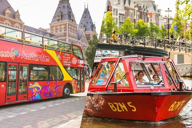 Amsterdam Hop-On Hop-Off 24h or 48h Bus and Boat Option - How the Amsterdam hop-on hop-off bus and canal boat really works