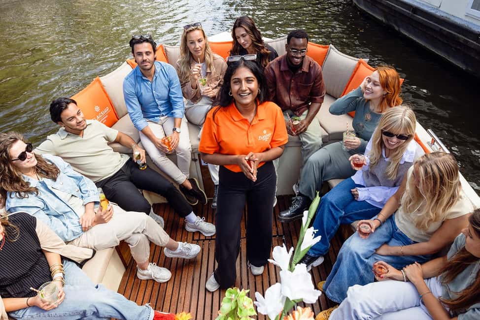 Amsterdam: Open Boat Cruise option Unlimited Drinks & Bite - Value check: is $22 worth it for an hour-plus on the water?
