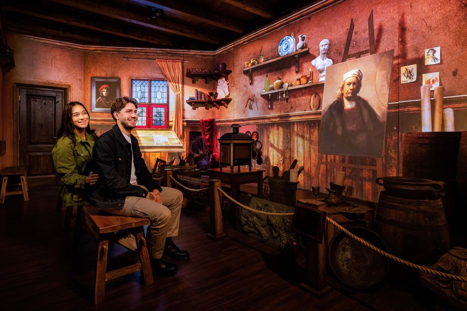 Amsterdam: Rembrandts Immersive Experience Admission Ticket - Make your own Rembrandt portrait (the AI keepsake step)