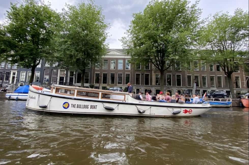 Amsterdam: The Bulldog Boat Smoke and Booze Cruise - The 1-hour cruise flow: what happens after you board