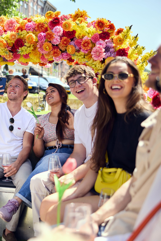 Amsterdam: The Original Flower Boat with Local Guide and Bar - Weather reality: open boat means you plan a little