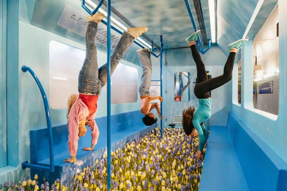 Amsterdam: The Upside Down Museum Entrance Ticket - Your Room-by-Room Route: Ice Bath, Metro, Silent Disco, Private Jet