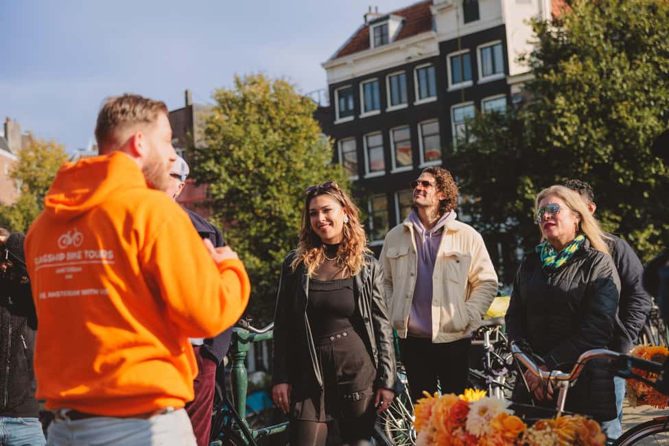 Amsterdam: Top Highlights Guided Bike Tour EN/DE/ES/FR/IT/CN - De Negen Straatjes to Dam Square: streets you can actually re-walk