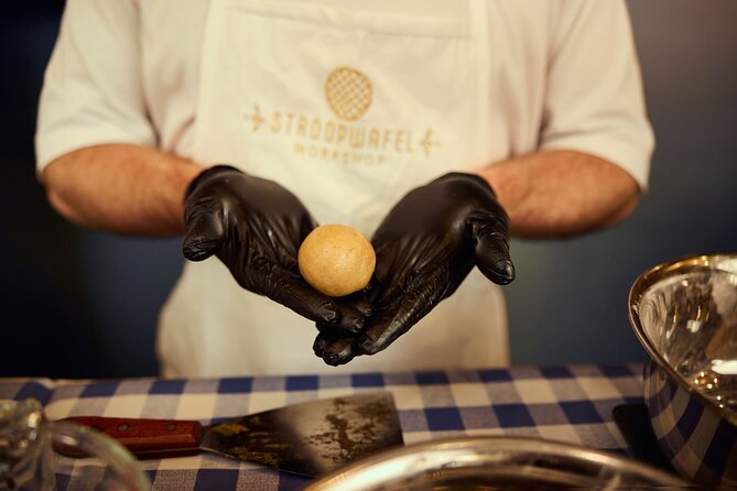 Amsterdam: Traditional Dutch Syrup Waffle Making Workshop - What you make: two XL stroopwafels (one eaten, one taken home)