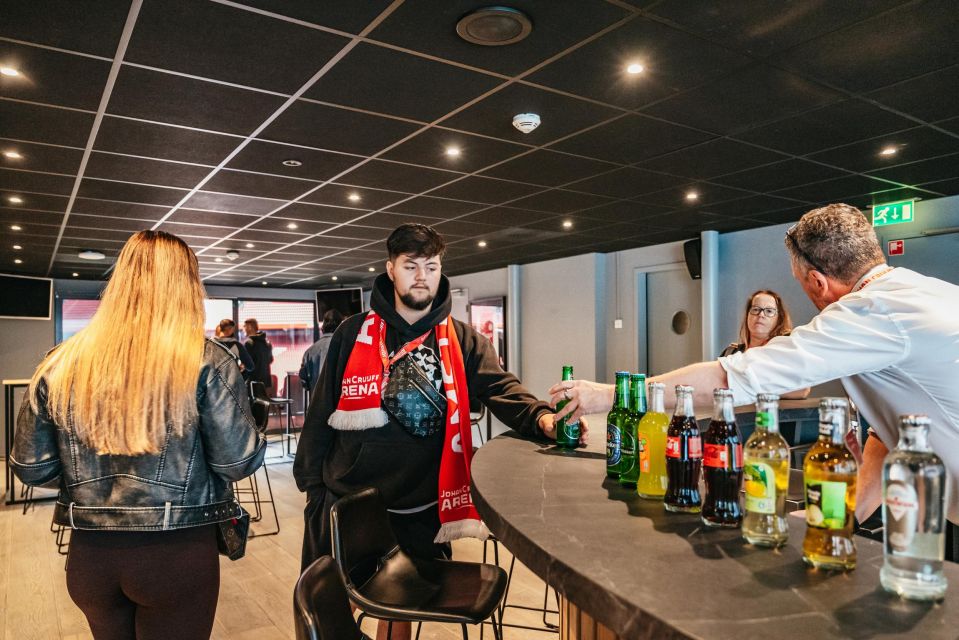 Amsterdam: VIP Johan Cruijff ArenA Tour with Drink and Scarf - Skybox views plus your included soft drink