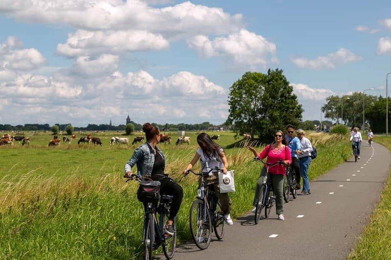 Amsterdam: Windmill, Cheese, and Countryside E-Bike Tour - Getting Out of Amsterdam: Ferry, Views, Then Instant Quiet