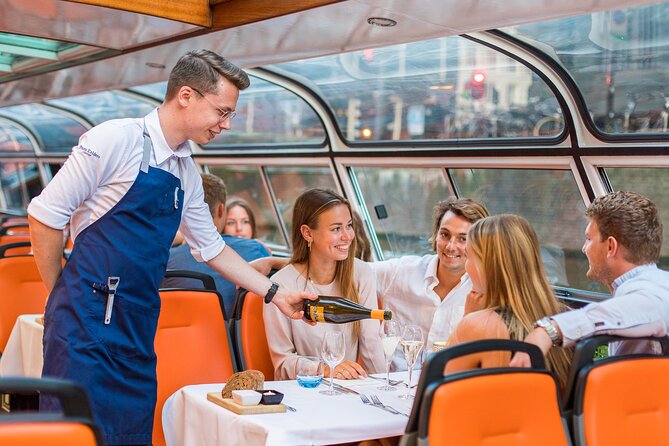 Dinner Canal Cruise Amsterdam: 4-Courses Including Drinks - The canal route: UNESCO canal ring, the Skinny Bridge, and the big-name canals