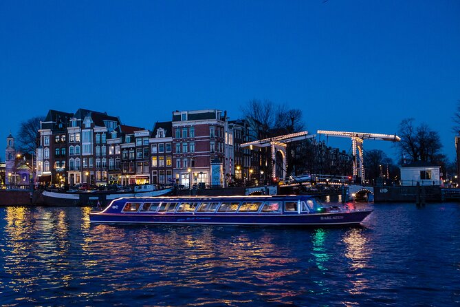 Evening Canal Cruise in Amsterdam with Wine & Cheese Option - UNESCO Canal District Highlights: Grachtengordel, Westerkerk, and Amsterdam Centraal Views