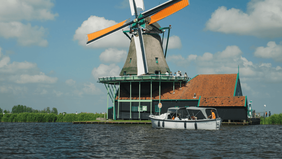 Zaanse Schans: Cruise UNESCO Windmills Village + Live Guide - Zaanse Schans by river: the fast UNESCO windmill experience